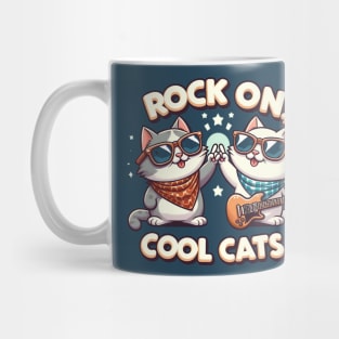 rock on cool cats Mug